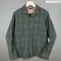 希少 WOOLRICH 50s ビンテージ オープンカラー シャツ ウールリッチ