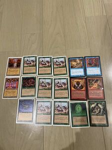 マジック・ザ・ギャザリング　日本語版　英語版 MTG ウルザズサーガ　ヴィジョンズ　テンペスト　基本セット第5版　1997年　1998年 当時物