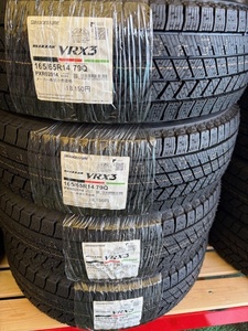 BS VRX3 165/65R14 79Q 　新品未使用4本ＳＥＴ　2022年　税込.送料込[離島除く]　アウトレット倉庫保管品