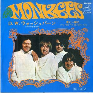 C00174403/EP/モンキーズ「D.W.ウォッシュバーン/君と一緒に(1968年・SS-1820・サイケデリックロック)」