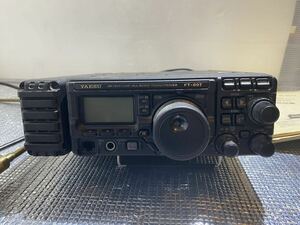 古いヤエスFT-897(100W)とFC-30 TH-F47　KENWOOD　430MHz　FMトランシーバー(DAIWA)CS-201同軸切換器ダイワインダストリージャンク