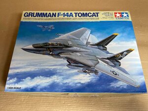 プラモデル　接着剤無　未組立　箱ダメージ有　タミヤ　1/48　戦闘機　F-14A　トムキャット