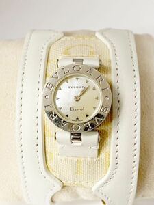 レア　美品　BVLGARI ブルガリ　BZ22S　B-zero1　２連ベルト　マンシェット　シェル文字盤