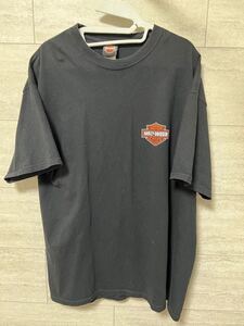 Harley Davidson 半袖Tシャツ　ヘインズHANES ブラック