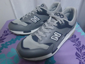 【中古】★New Balance CM1600LG US9.0 27㎝/ニューバランス シーエム1600 グレー 27センチ★