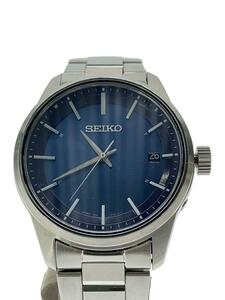 SEIKO◆ソーラー腕時計/アナログ/NVY/SLV/7B24-0BR0