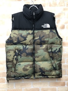 THE NORTH FACE ノースフェイス Novelty Nuptse Vest ND92233 カーキ×ブラック M 111392270