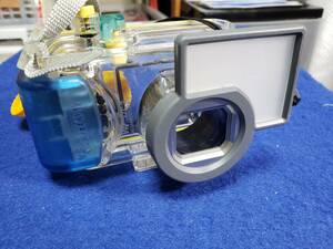 CANON　IXY Digital 800IS対応マリンケース　WP-DC5 ダイビング用 防水カメラケース 随所ゴムパッキンも OK 一部錆有 水深40M動作未確認