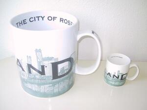 新品 2002年 米国スターバックス 8リットル 超巨大マグカップ 6kg ポートランド Starbucks 2-Gallon Huge Mug Cup Portland