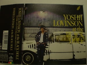 YOSHI LOVINSON AT THE BLACK HOLE 帯付き CD+DVD