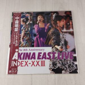 4LD1 LD レーザーディスク 中森明菜 イースト・ライブ インデックス23 EASTLIVE INDEX ⅩⅩⅢ