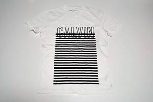 未使用 即決【CALVIN KLEIN】カルバンクライン プリントTシャツ 白 M 新古