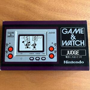 ゲームウォッチ / GAME & WATCH / ジャッジ / JUDGE / 美品 未使用同等品 激レア / 任天堂 ニンテンドー Nintendo / 正規品 当時物