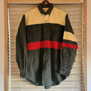 L Polo Ralph Lauren Country LINE flannel shirt フランネル シャツ ポロカン RRL SPORTSMAN SPORT 1992 1993 stadium snow beach rlx