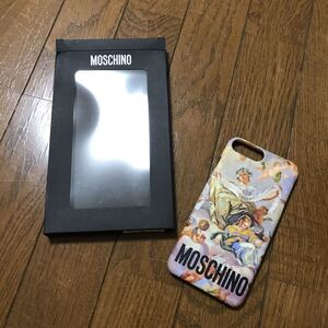 新品 モスキーノ iPhoneケース 6+7+8+ 天使 フレスコ画