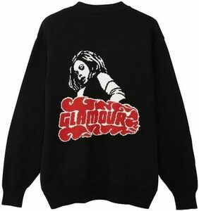 HYSTERIC GLAMOUR ヒステリックグラマー VIXEN GIRL編込 カーディガン BLACK S