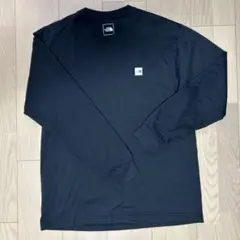 匿名配送　美品　TNF ボックスロゴ　メンズ長袖Tシャツ　Lサイズ　ブラック