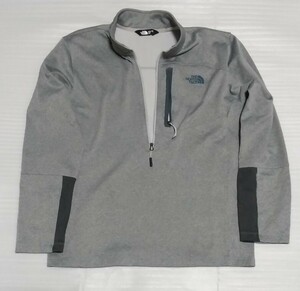 ☆THE NORTH FACE ノースフェイス ハーフジップ フリース XLサイズ スポーツ ファッション アメリカ アウトドア ブランド ウェアGLAYグレイ