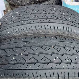 夏タイヤBRIDGESTONEブリヂストン2本セット145/80R12LT80/78N軽トラ軽バン