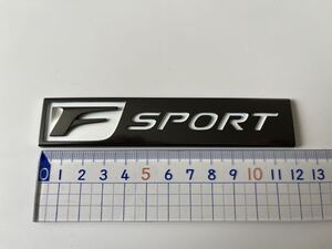 レクサス純正　Fスポーツエンブレム　中古美品　リア用