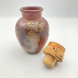 m1024601-12 花瓶 骨董 骨董品 陶芸和食器 アンティーク 年代物 焼物 陶芸品 陶器 時代物 壺 花瓶 小壺 花入 中古品