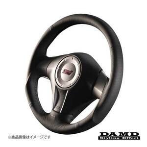 DAMD/ダムド ステアリング SS358-S（L） ブラックステッチ インプレッサ WRX-STI GRB/GRF/GVB/GVF アプライド：A-