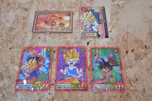 ドラゴンボール　カードダス　当時物　日本製　本弾　DBZカードダス1000　354　73　スーパーバトル　727　738　760　キラ　未剥がし　