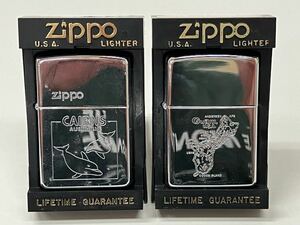 Zippo ジッポ オイルライター シルバー 喫煙具 2点 動作未確認 E306