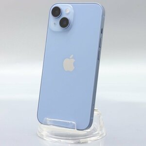 Apple iPhone14 128GB Blue A2881 3L237J/A バッテリ100% ■SIMフリー★Joshin8593【1円開始・送料無料】