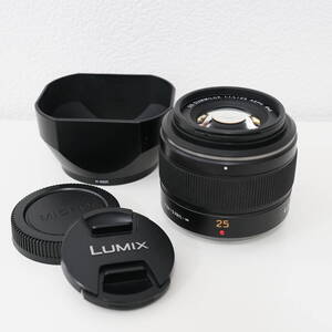 ★美品★ Panasonic LEICA DG SUMMILUX 25mm/F1.4 ASPH. H-X025 パナライカ単焦点レンズ