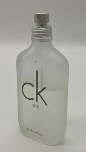 ●残量６割程度 Calvin Klein カルバンクライン CK one オードトワレ 100ml eau de toilette シーケーワン 香水 ck