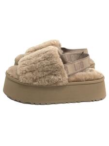 UGG australia◆サンダル/26cm/ベージュ/DISCO SHERPA CORDUROY SLIDE