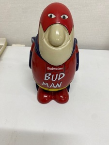 ★希少 バドワイザー BUD MAN バットマン 置物 陶器♪♪