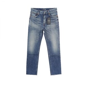 サンローラン STRAIGHT JEANS ブランドオフ SAINT LAURENT コットン デニムパンツ コットン 中古 レディース