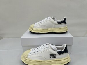 Maison MIHARA YASUHIRO/メゾン ミハラヤスヒロBLAKEY LOW シェルトゥローカット キャンバス スニーカ ブラックサイズ：42 F1