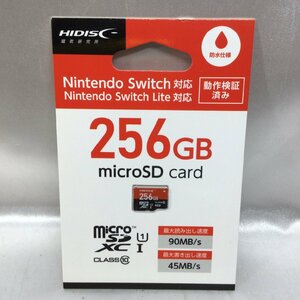 【未使用/インボイス登録店/TO】HIDISC Nintendo Switch ニンテンドースイッチ対応 256GB micro SDXCカード HDMCSDX256GSW　MZ0626/0008-1