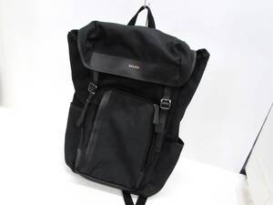 極美品 ほぼ未使用 ヘジス HAZZYS リュックサック バックパック キャンバス×レザー 45×28cm 