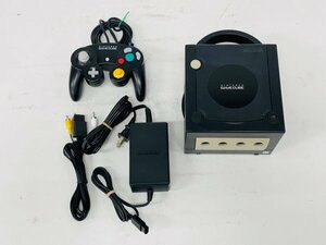 【動作確認済み・送料無料】Nintendo GAMECUBE 本体 ブラック コントローラー ACアダプタ AVケーブル DOL-001 ニンテンドー