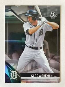 Topps MLB 2021 Bowman platinum #TOP-55 GAGE WORKMAN ゲージ・ワークマン Detroit Tigers デトロイト・タイガース