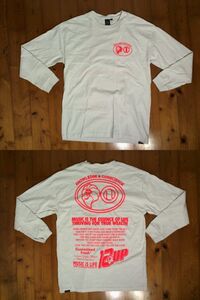 ☆ネスタ【NESTA】プリントＴシャツ　コットン長袖Tシャツ M 白　ホワイト