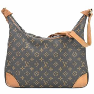 本物 ルイヴィトン LOUIS VUITTON LV ブローニュ 35 モノグラム ショルダーバッグ ブラウン M51260