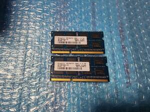 即決 Kingston製 DDR3 4GB×2枚 合計8GB PC3-10600S PC3-8500S互換 SO-DIMM 送料140円～