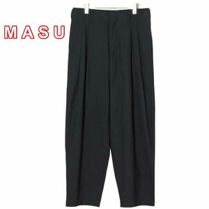 ★ MASU エムエーエスユー ★ 【新品】即決 BOHEMIAN TROUSE パンツ （L）スラックス タック ワイドパンツ ワイドパンツ ストリート