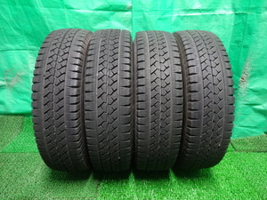 165R13 LT 6PR●ブリヂストン ブリザック BRIDGESTONE BS BLIZZAK VL1 中古冬タイヤ4本●ミ32