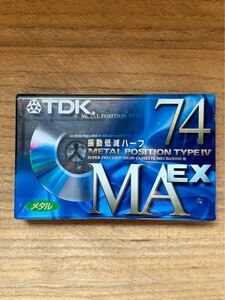 未開封　カセットテープ　TDK MA-EX　メタル　74分