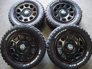 ☆新品☆在庫限り 4X4 デイトナブラック マッド M/T 165/65R14 ホワイトレターSET ハスラー フレアクロスオーバー キャスト アクティバ