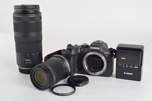 【極上品】キャノン Canon EOS R7+レンズ２本 RF-S 18-150mm F3.5-6.3 IS STM/RF 100-400mm F5.6-8 IS USM