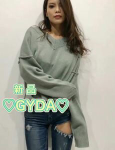 【新品】GYDA ジェイダ VネックダメージニットTOPS ☆ EVRIS,EMODA,MURUA,RESEXXY,ENVYM,MOUSSY,SLY,EGOIST,darich,LIPSERVICE