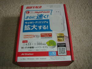 中古☆BUFFALOバッファロー Wi-Fi中継機ハイパワーモデル WEX-733DHP☆