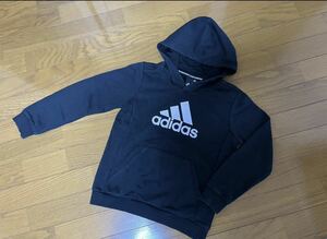 adidas★adidasパーカー★キッズパーカー★140cm★ブラック★トレーナー